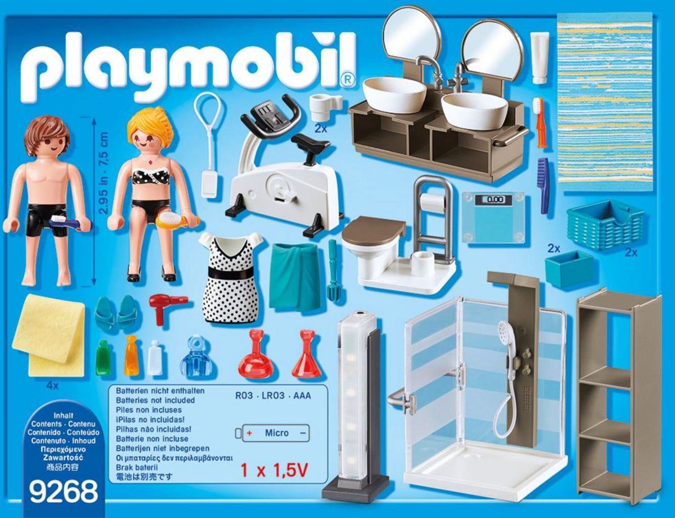 9268 - City Life - Badezimmer 1 Stk for Playmobil Badezimmer 9268