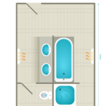 Bad Einrichten: Ideen Für 10 Bad Grundrisse Throughout Badezimmer Aufteilung Ideen