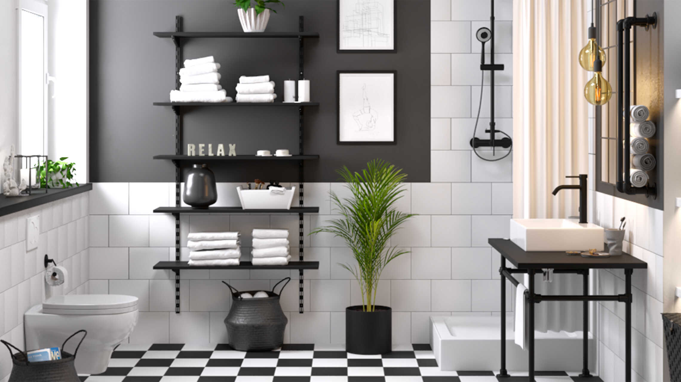 Bad Im Industrial Style – Gestaltungsideen | Obi throughout Industrial Badezimmer