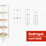 Badregal Selber Bauen – Bauanleitung – Alusteck® Regarding Badezimmer Regal Selber Bauen