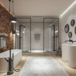 Der Industrial Style Zieht Ins Bad Ein - Bathspiration inside Industrial Badezimmer