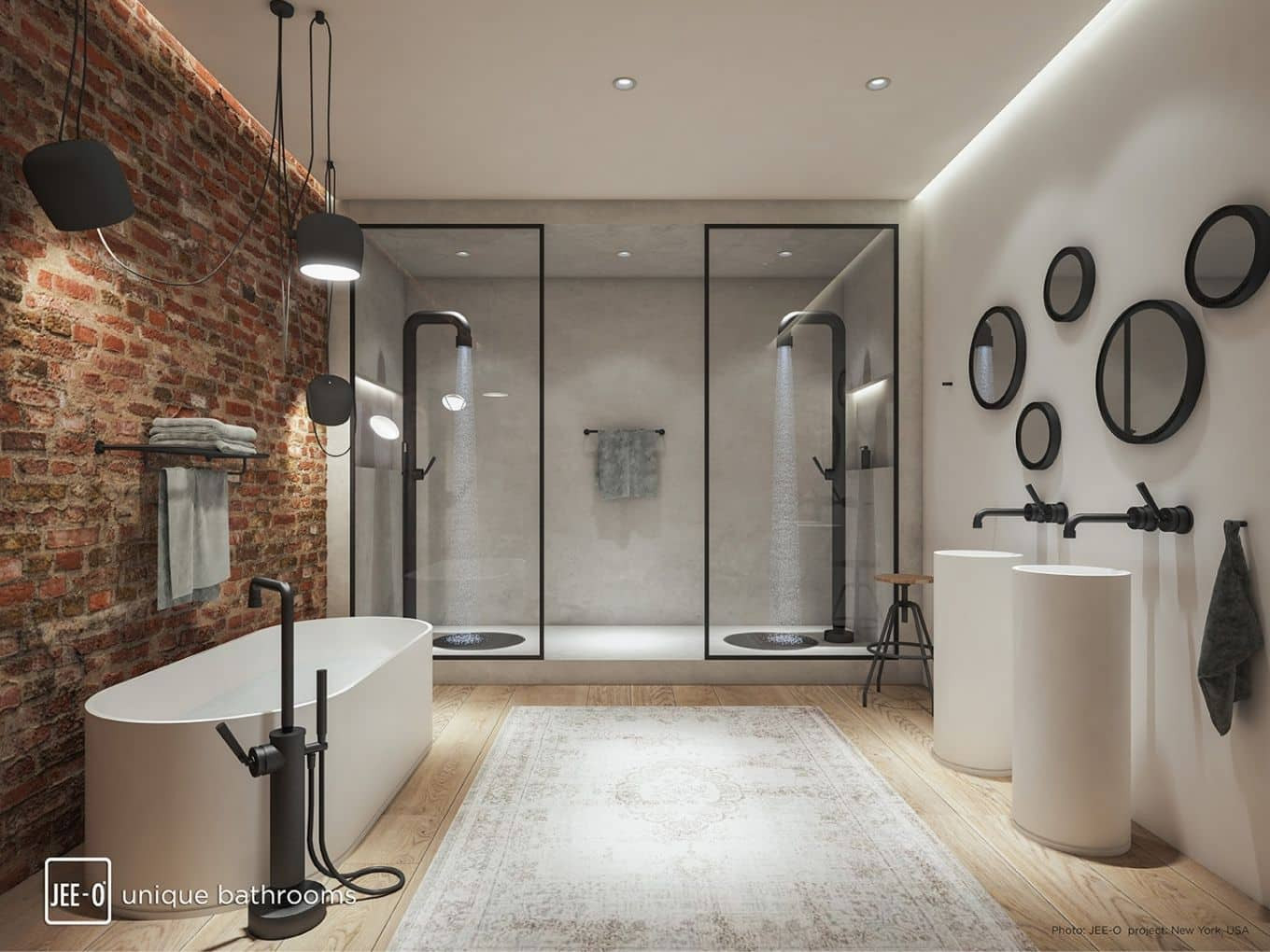 Der Industrial Style Zieht Ins Bad Ein - Bathspiration inside Industrial Badezimmer