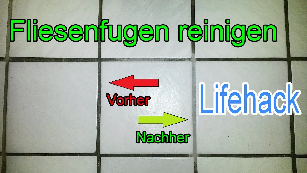 Fliesenfugen Ohne Mühe Reinigen Mit Backpulver – Fugen &amp; Fliesen Einfach  Sauber Machen - Lifehack inside Badezimmer Fugen Reinigen