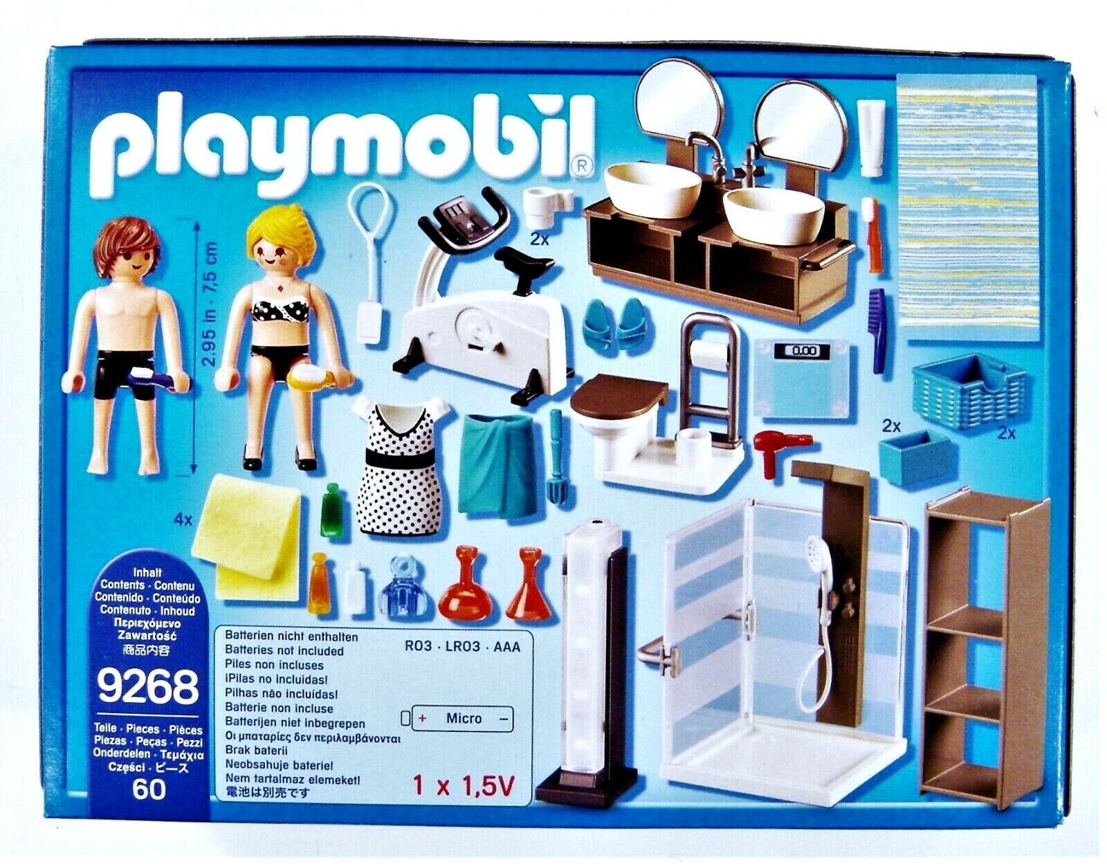 Playmobil 9268 Bathroom Set | Ebay regarding Playmobil Badezimmer 9268