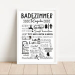 Poster Badezimmer Lustige Wc Regeln Toiletten – Etsy.de Intended For Lustige Badezimmer Regeln