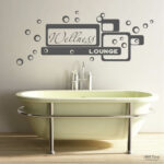 Wandtattoo Wellness Lounge Wandaufkleber Bad Badezimmer Intended For Wandsticker Badezimmer