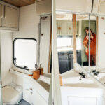 Wohndosen Makeover Unsere Wohnwagen Bad Renovierung Intended For Wohnwagen Badezimmer