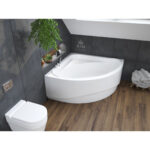 Eckbadewanne 140X140 Standardo Ablaufgarnitur + Füße Gratis ! Within Badezimmer Eckbadewanne