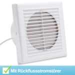 Vingo Badlüfter Einbauventilatoren 100 Mm | Kaufland.de Pertaining To Badezimmer Ventilator